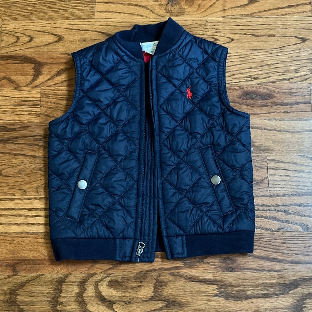 Ralph Lauren puffer vest. Boys size 18m